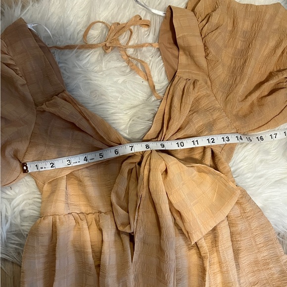 Lulu's Peach Smock Mini Dress - Picture 11 of 13